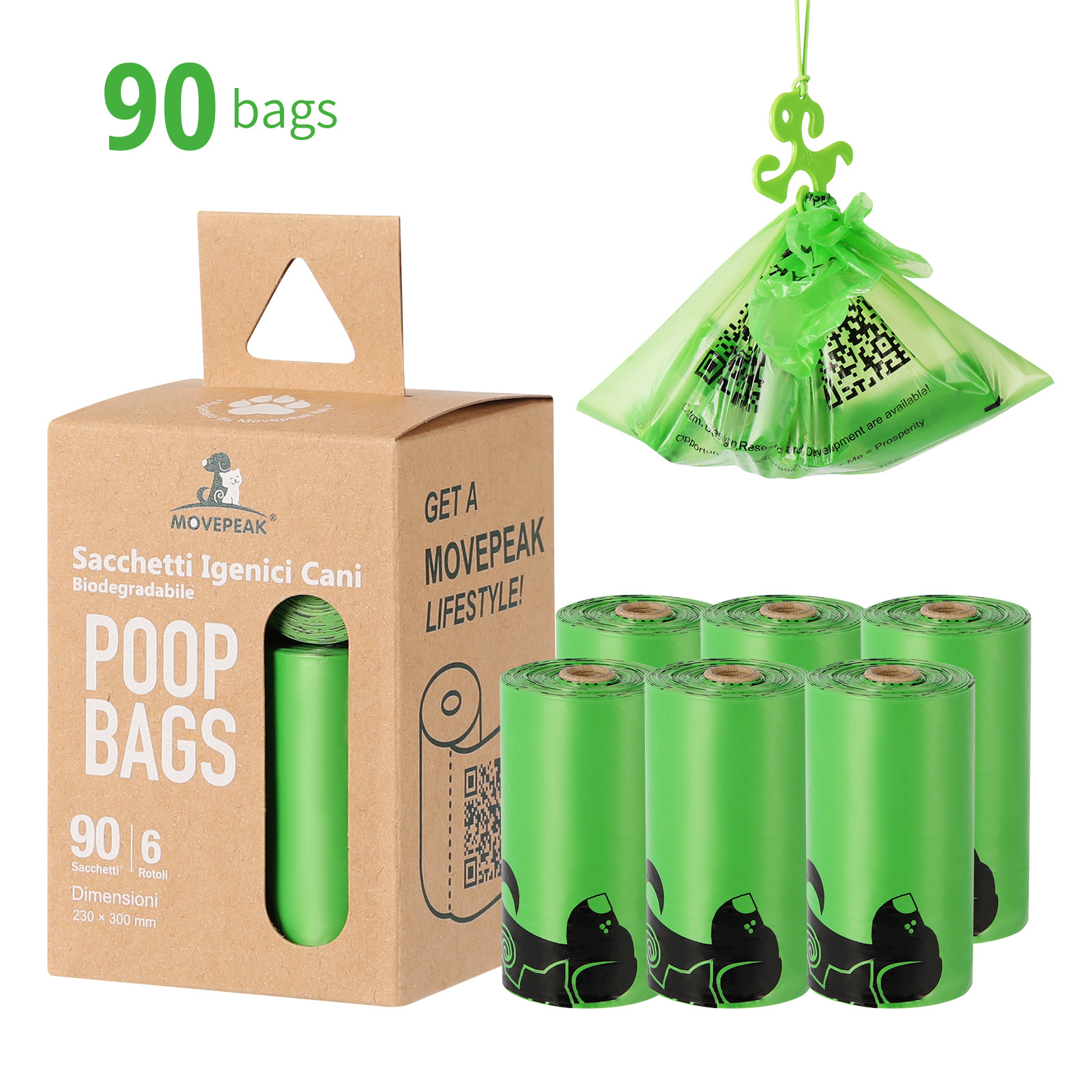 Bagas de arena para gatos degradables 1.5 seda EPI bag