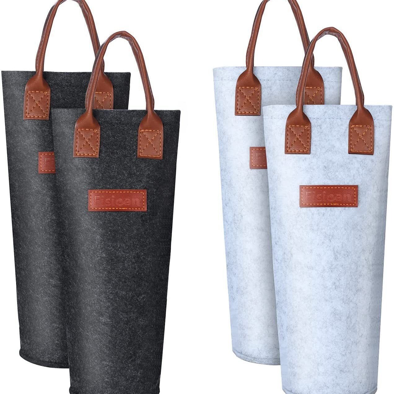 批发欧美单瓶毛毡葡萄酒袋红酒运输包装酒袋