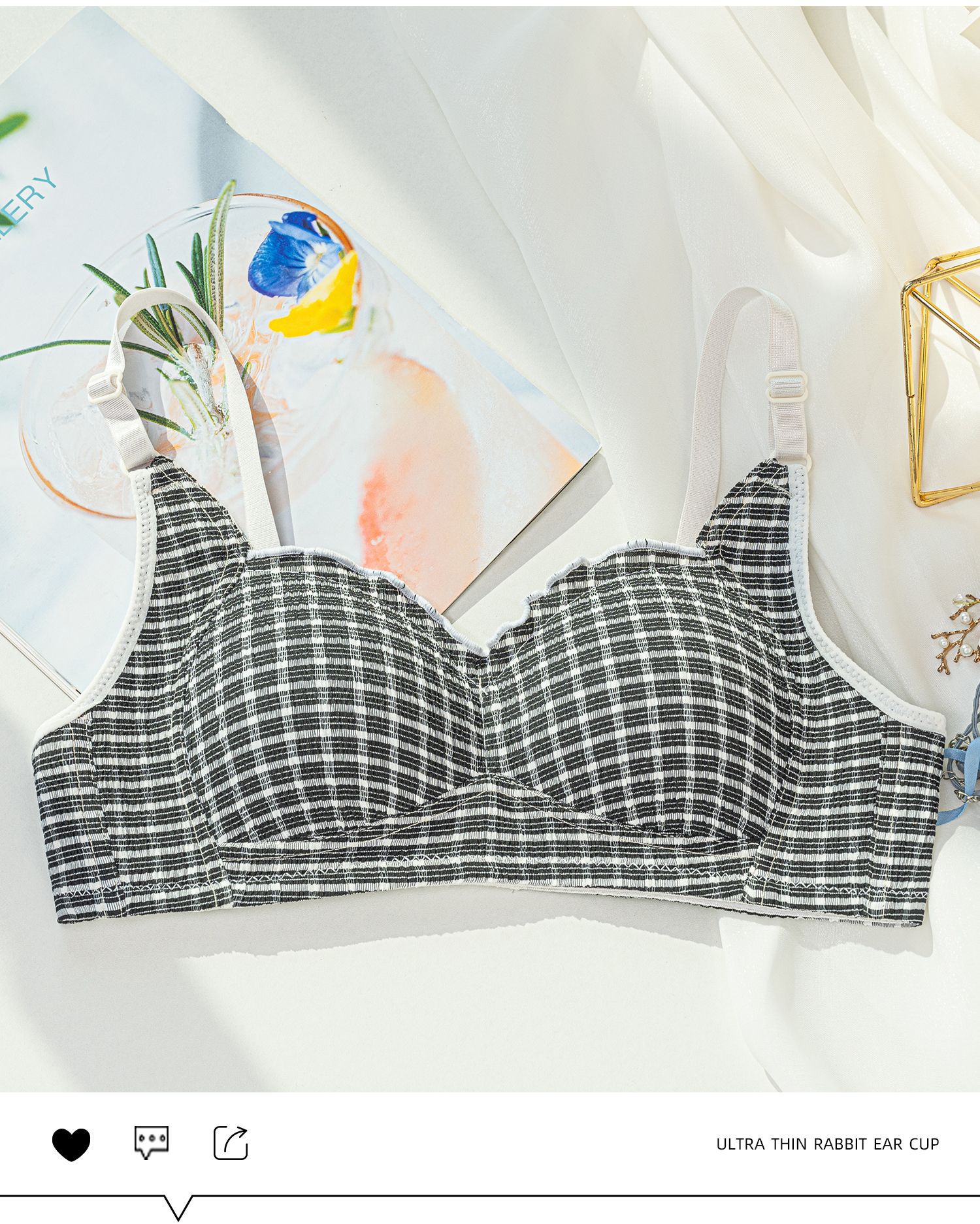 Venta directa de fábrica Comercio electrónico transfronterizo Sudeste de Asia Vietnam Tailandia Ropa interior de mujer reúne a niñas con senos pequeños sujetador anti-caída