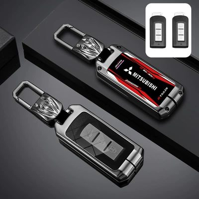 Car key bag Case Special Jinxuan ASX - box-packaging-model-a-smart-shell-metal-buckle-track-black-and-red