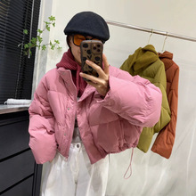 2025年新款羽绒服女可脱卸针织帽短款时尚小个子保暖白鸭绒外套潮