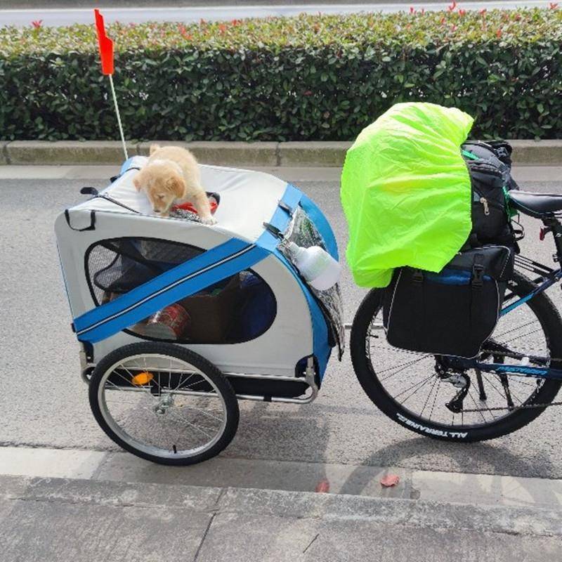 Take the Dog for a Ride on a Pet Bicycle Trailer, Rear-Mounted Stroller, Outdoor Dog Walking Motorcycle, Electric Vehicle Trailer Take the Dog for a Ride on a Pet Bicycle Trailer, Rear-Mounted Stroller, Outdoor Dog Walking Motorcycle, Electric Vehicle Trailer