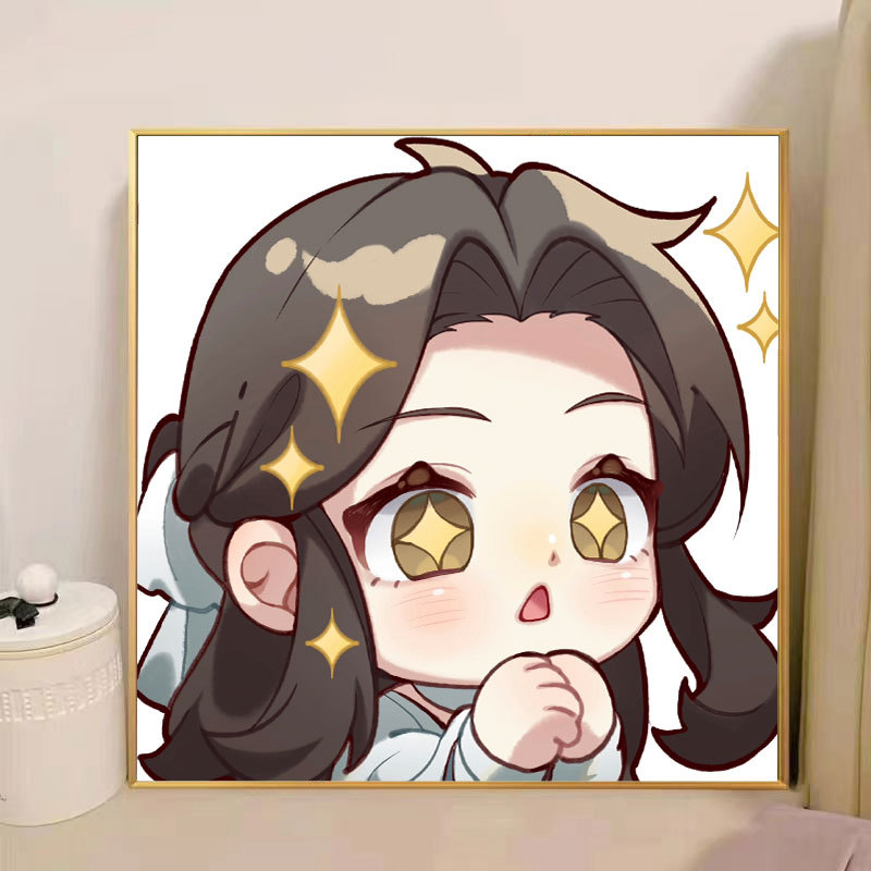 W064 / 20*20cm 후면 패널+페인트+브러시