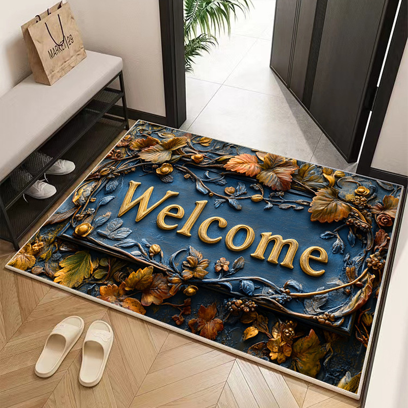 3d Illusion Bathroom Mat Soft Diatomite Chenille Rug Non Slip_voghion.com