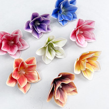 EVA手感玉兰花头 3D打印婚庆插花家居装饰摆放头饰发饰仿真花配件