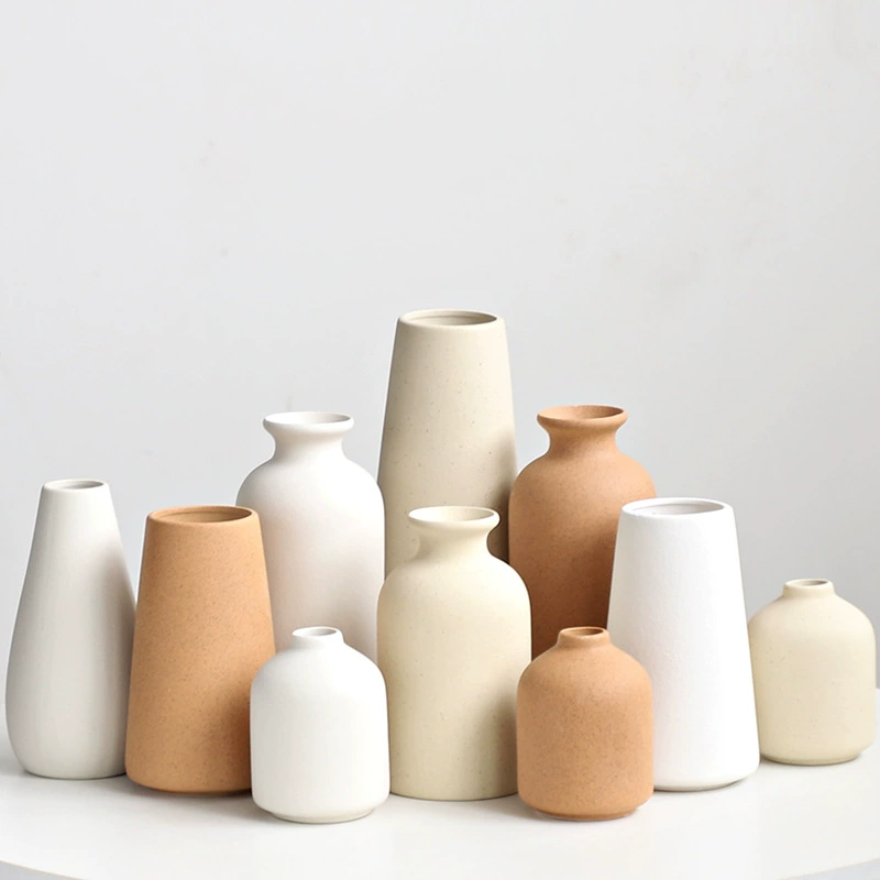 Керамическая ваза трансграничная электронная коммерция взрывы Amazon для простой современной гостиной с сухоцветами Гидропонные цветы