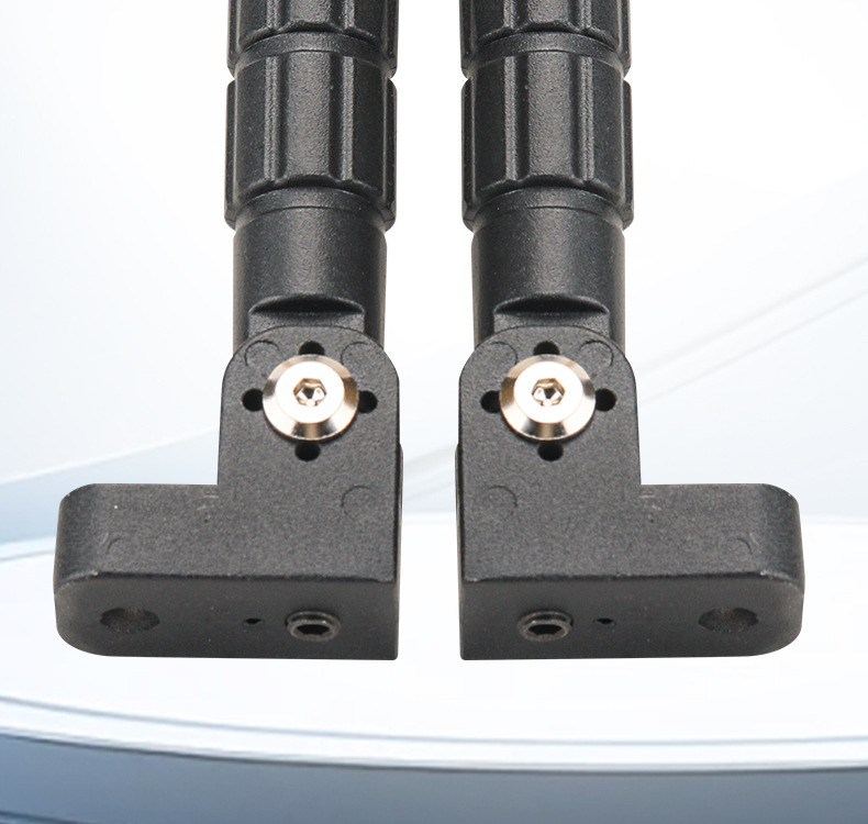Universal Compatible Electric Vehicle Aluminum Alloy Foldable Round Foot Pedal, Thickened and Durable Front Footrest, Original Vehicle Wear-Resistant Accessory