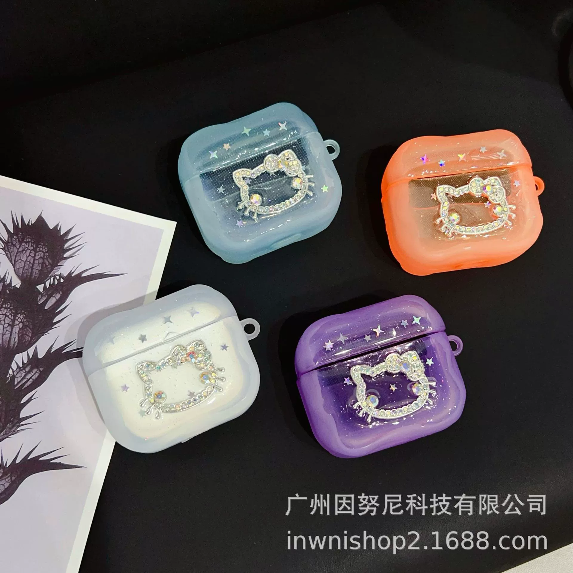 Чехол для наушников KT Cat с клеем Bluetooth, подходит для Airpods 3, новый защитный чехол для наушников 4-го поколения Airpodspro2