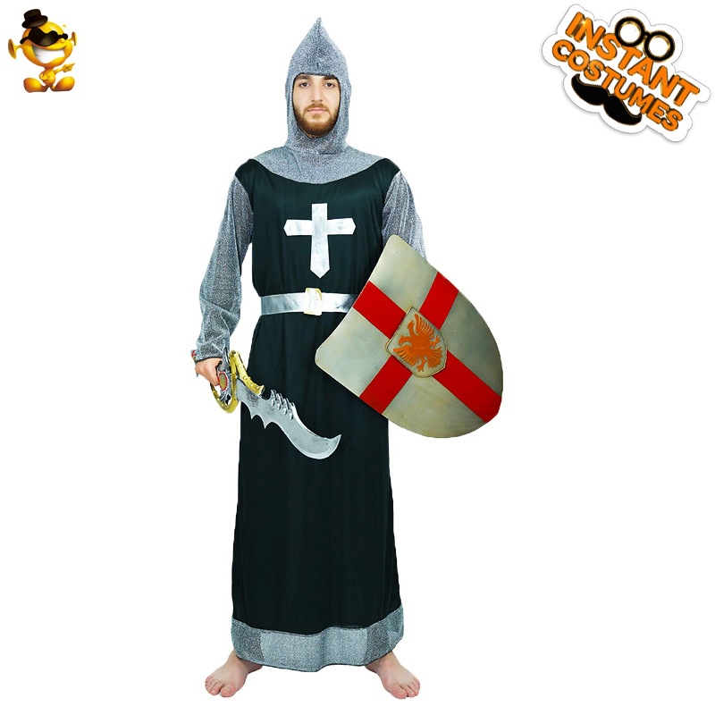 Halloween adulto masculino cruzado Guerrero traje de escenario traje de rendimiento Cosplay traje de actuación de rol
