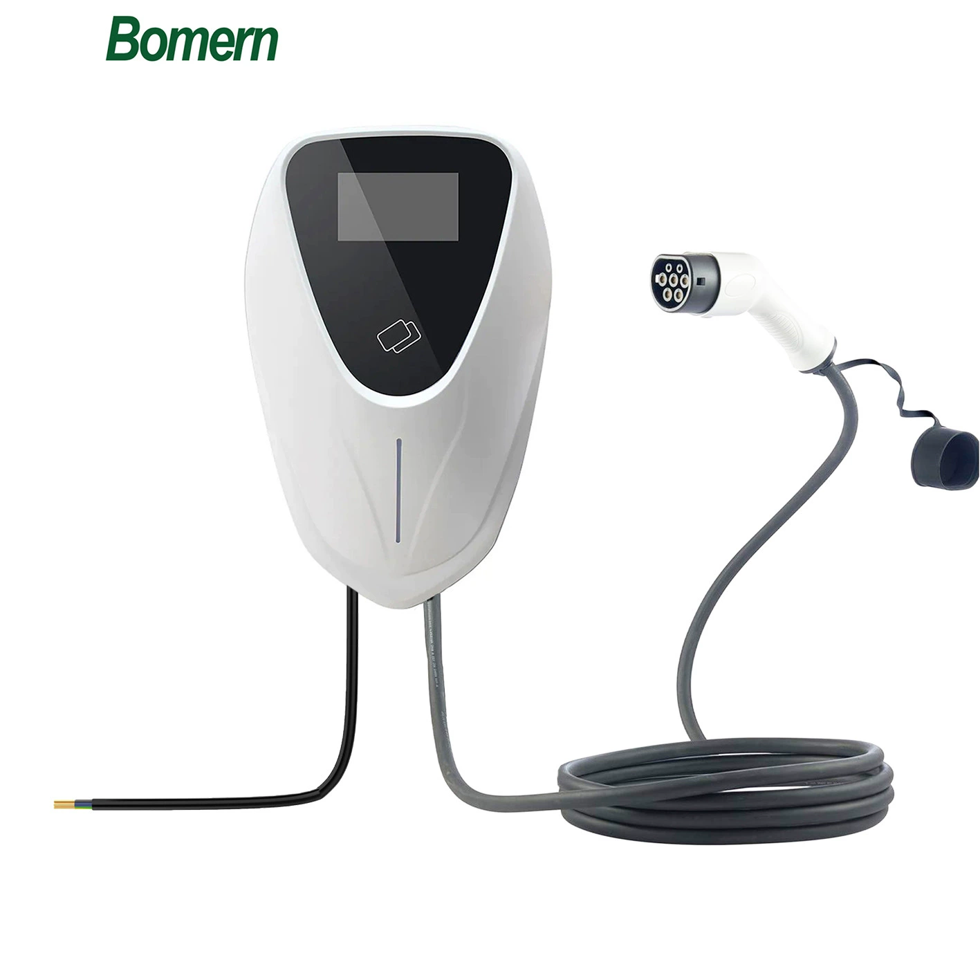 Бытовая зарядная свая Кредитная карта Американский стандарт настенное 32A Быстрая зарядка AC электромобиль зарядное устройство регулируемый ток