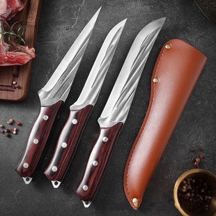 Forged Boning Knife, Special Knife for Killing Pigs, Butcher Knife, Chef's Knife, Sheep Slaughtering and Meat Cutting Knife, Stainless Steel Boning Knife
