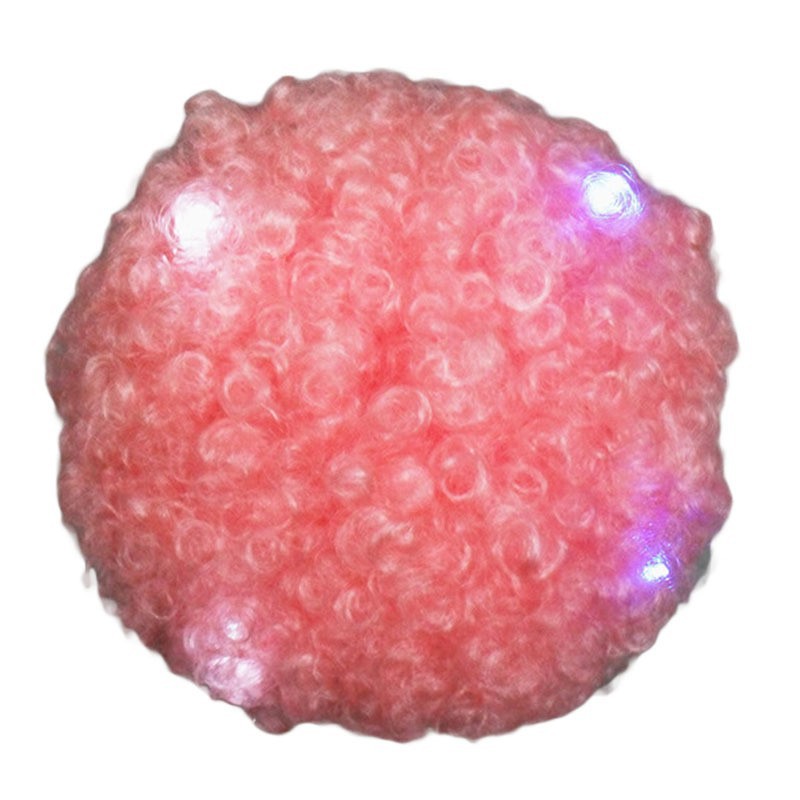 Fabricantes al por mayor luces fans pelucas de baile de masquilla pelucas show pelucas