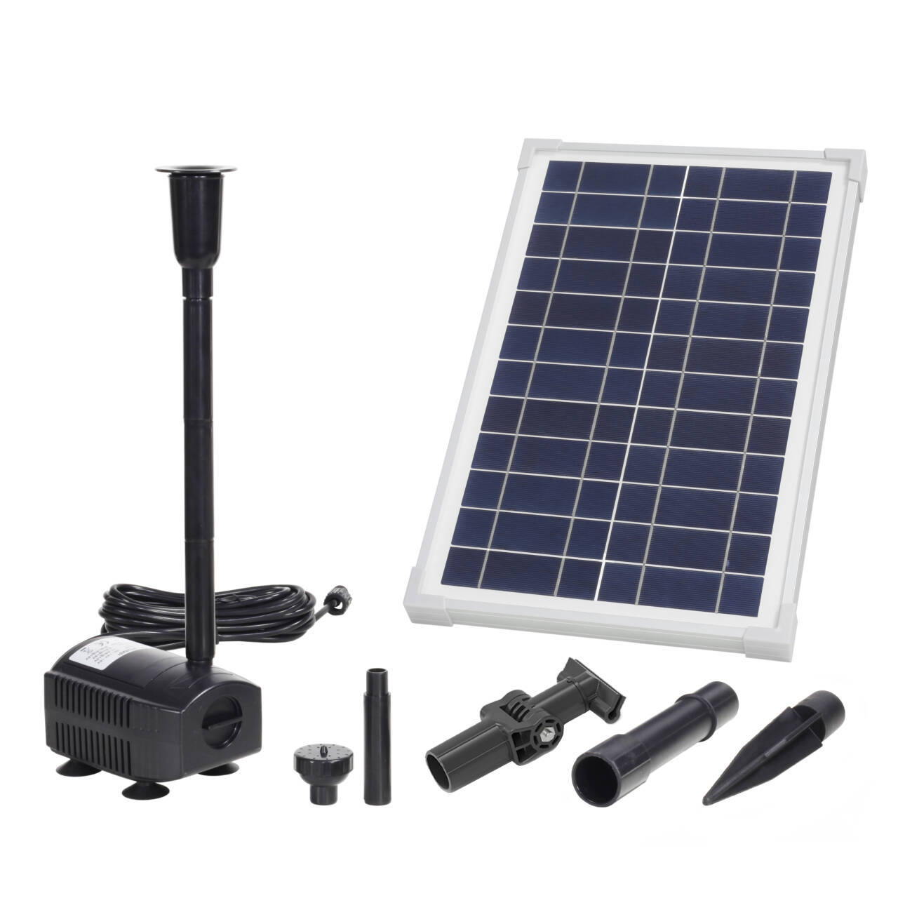 DC12V太阳能喷泉泵花园池塘景观泵-SP12-401215E