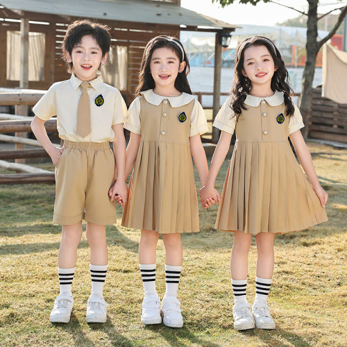 School uniform English-style college class set children kindergarten children's performance costumes for June 1st