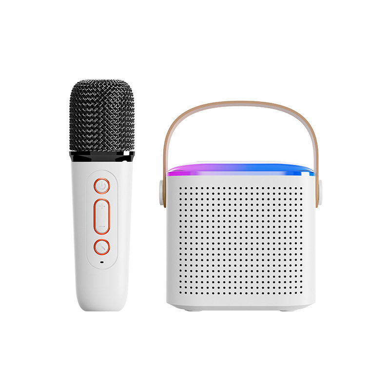 Y1 ワイヤレス Bluetooth オーディオ マイク付き、雰囲気照明、子供用ワイヤレスマイク、オールインワンオーディオ、カラオケオーディオ、屋外用|undefined