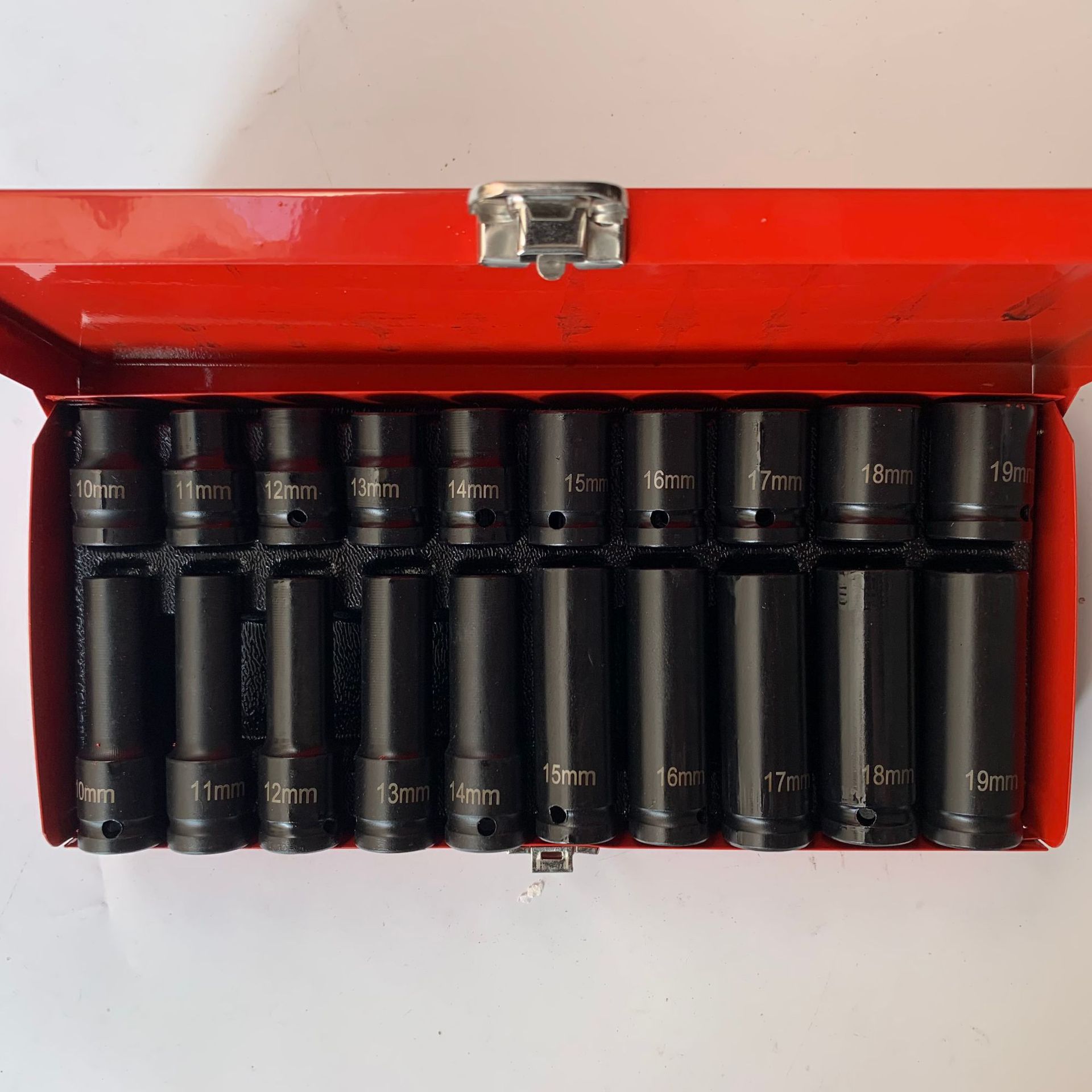 1/2气动加长套筒20件套小风炮套筒 加长套装套筒 大飞六角套筒