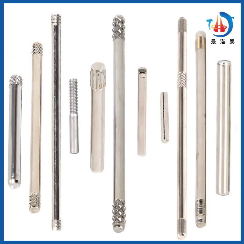 圆柱销玩具车轴 304不锈钢铁光轴 搓花机牙滚花轴直纹菠萝花销钉