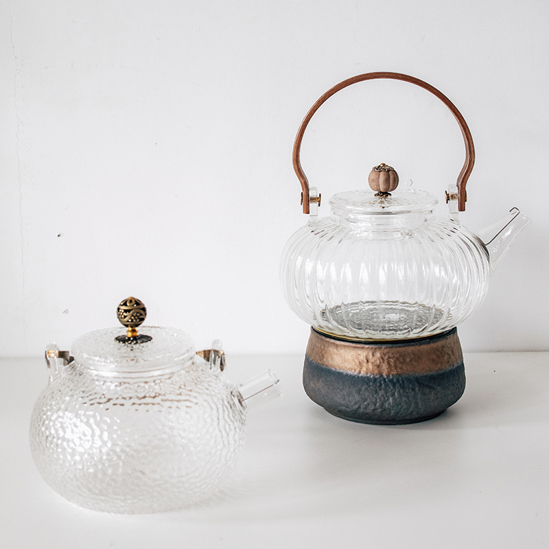 NU08中式花茶壶耐热玻璃烧水壶电陶炉功夫茶具养生温茶下午茶