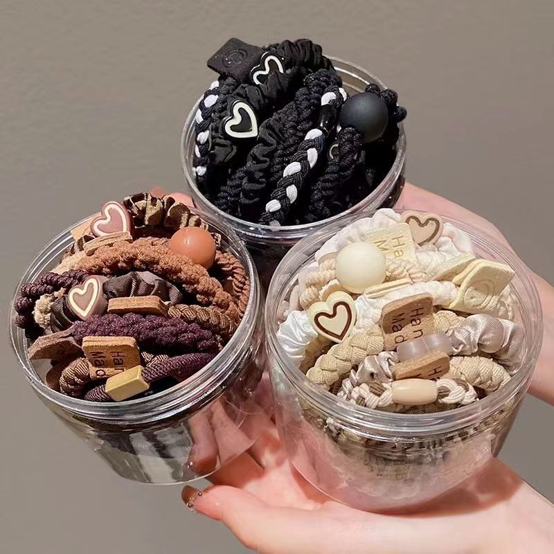 Alta elástica banda de goma duradera de las mujeres temperamento simple alta Cola de Caballo corbata cuerda de pelo alto sentido 2023 nueva cuerda de pelo