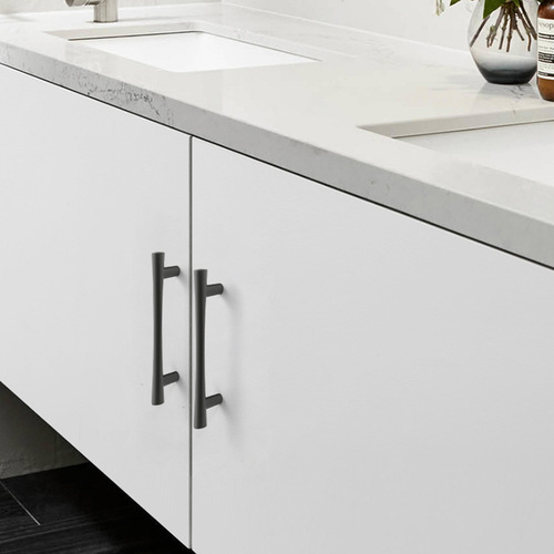 Kashuo modern minimalist wardrobe door handle cabinet drawer single hole handle zinc alloy cabinet door American small handle