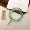 Green round beads, 32
