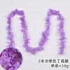 Factory direct selling simulation of Lilac vine home wedding hotel ceiling decoration with wisteria flowers skewers wholesale