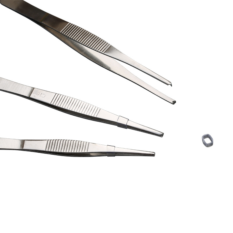 Medical tissue tweezers stainless steel surgical dressing change…