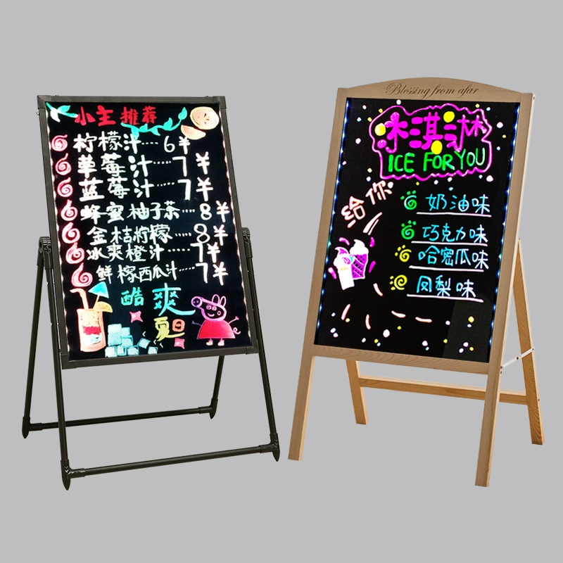 Небольшой магазин досок для небольших магазинов, специальный рекламный щит, витрина, коммерческая рукописная домашняя электронная флуоресцентная доска