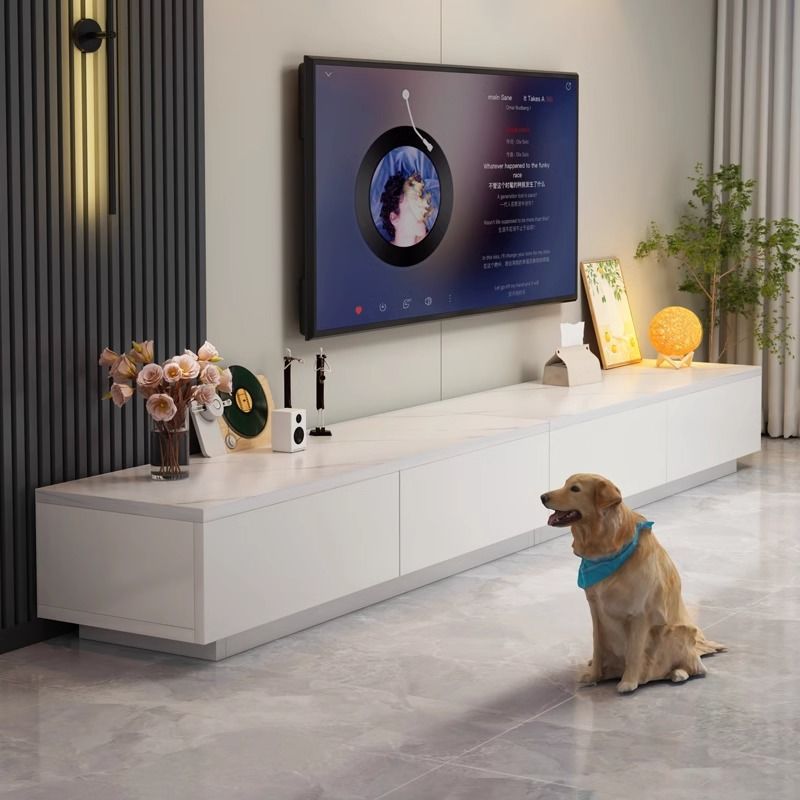 [Hot Selling in Store] Living Room Home Tv Cabinet Floor-Standing Simple Accessible Luxury Normcore Tv Cabinet New Small Apartment