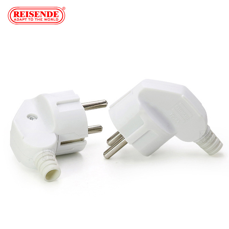 欧式欧标欧规插头德标德规德法插头三极可拆式欧规接线装配式插头