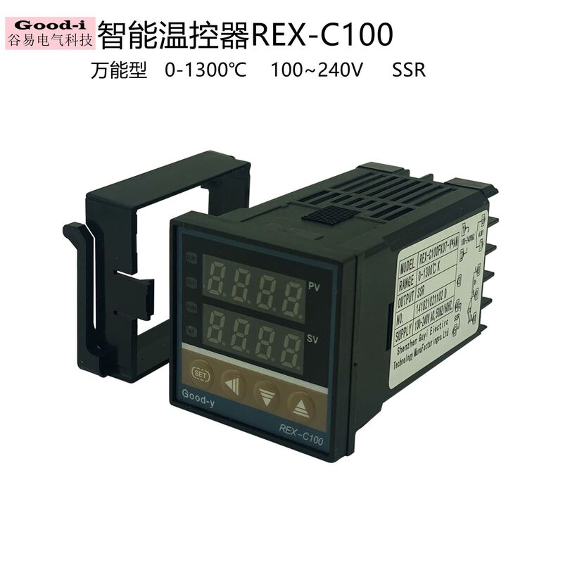 GOODY intelligent temperature control meter thermostat REX-C100AN solid state output SSR1300 adjustable temperature control