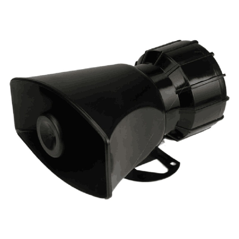 Car motorcycle 7-tone alarm horn 12v shouting with speaker alarm 7 tone siren