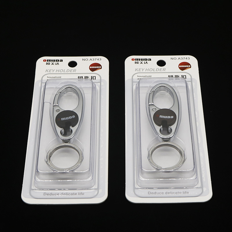 Creative keychain for men and women stainless steel