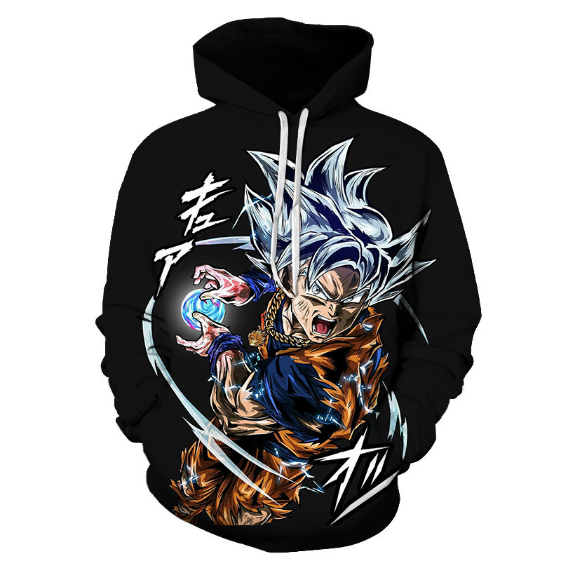 Spring and Autumn Style Jacket 3D Printed Dragon Ball Z Goku Sweatshirt Anime Hoodie Casual Sports Shirt Manufacturer Supply