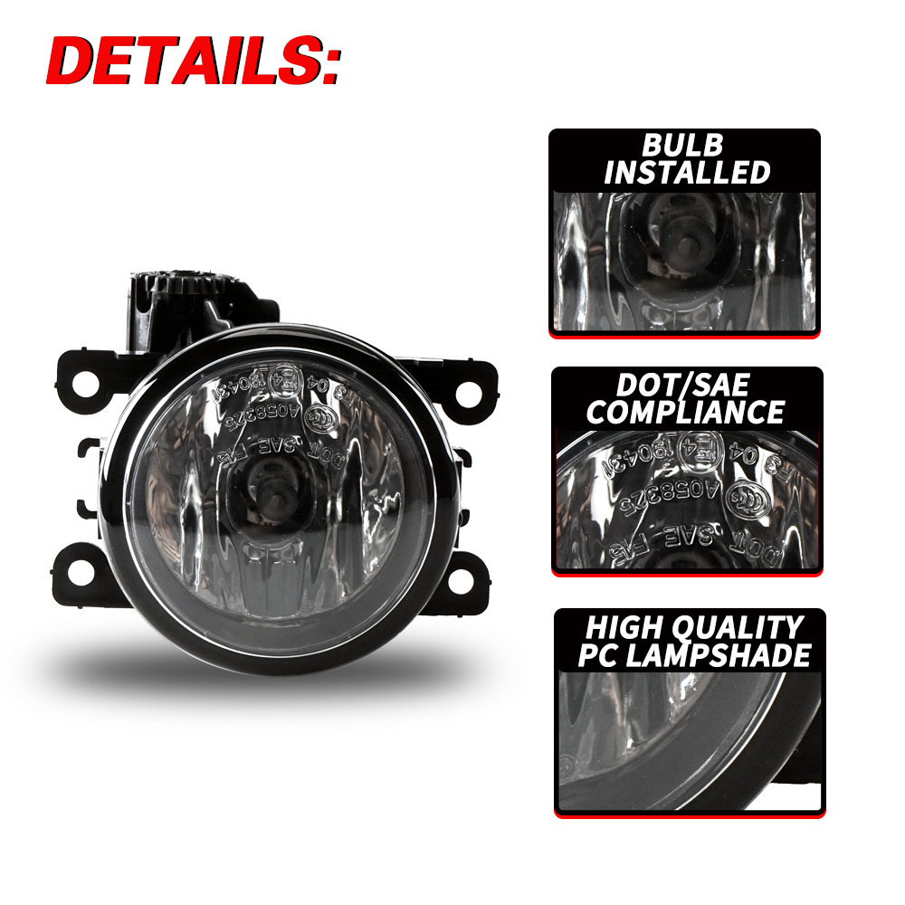 Aplicable a Honda 15 16 nuevo Fanfeng conjunto de lámpara de niebla delantera lámpara de barra de luz diurna conjunto de lámpara de niebla image 3