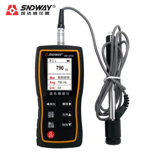 Shendawei SW-6210 Измеритель твердости Leeb Измеритель Твердости портативный металлический стальной жесткий тестер