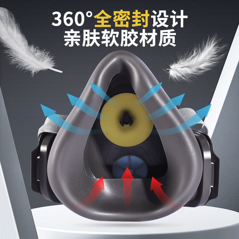 Máscara de polvo de Nariz de cerdo 3200 máscara de polvo soldador minero mina de carbón especial pulido máscara de polvo gris