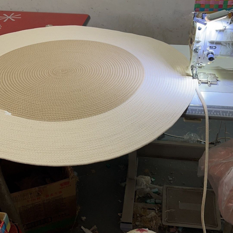 Ins tapetes, cuerda de algodón, bebé, años, semana de agarre, alfombra, viento, tejido, cama para el hogar, alfombra desechable, al por mayor