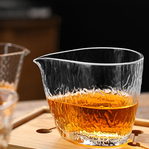 Manufacturer's tea cup Kung Fu tea set high borosilicate glass fair cup household thickened transparent fair cup