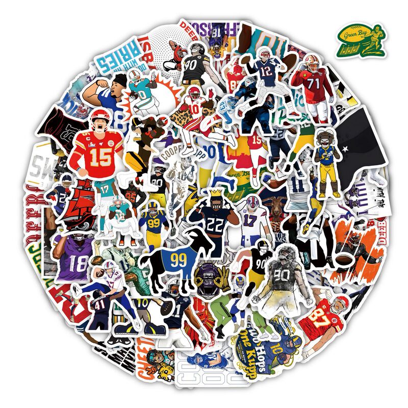 100 sheets of 50 sheets of various ball games graffiti waterproof mobile phone case water cup luggage guitar sports stickers 100 sheets of 50 sheets of various ball games graffiti waterproof mobile phone case water cup luggage guitar sports stickers