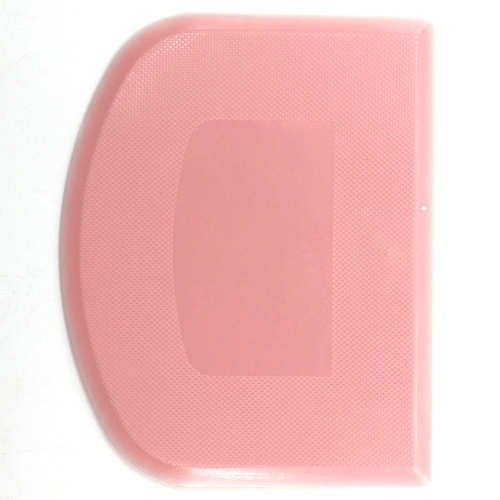 Plastic PE Soft Scraper Dough Scraper Cake Scraper Noodle Scraper Semi-Circular Trapezoid Dough Scraper Baking Tool Home Use