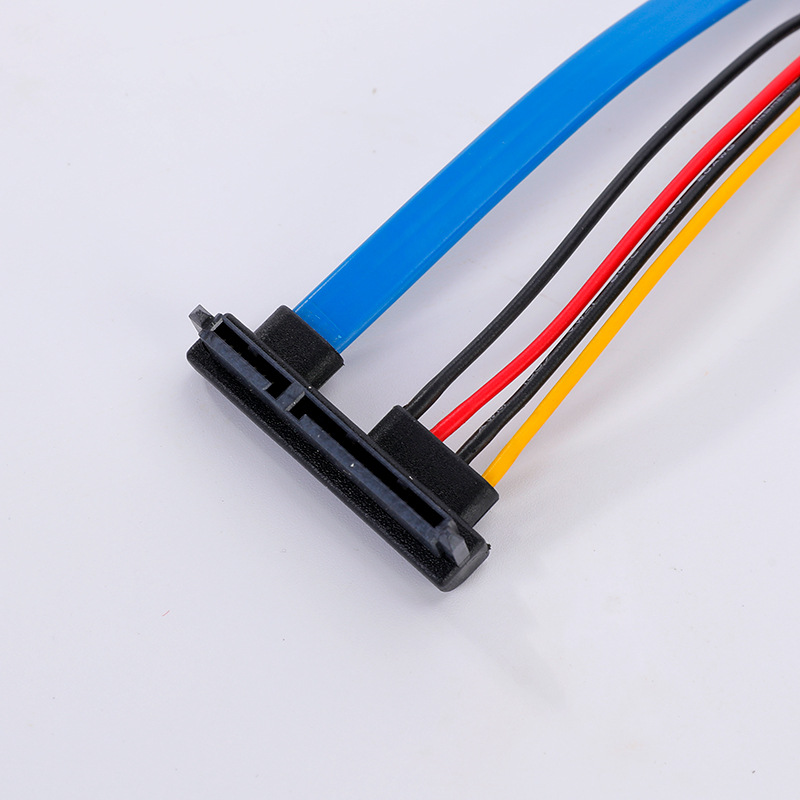 SATA7+15弯头硬盘数据线