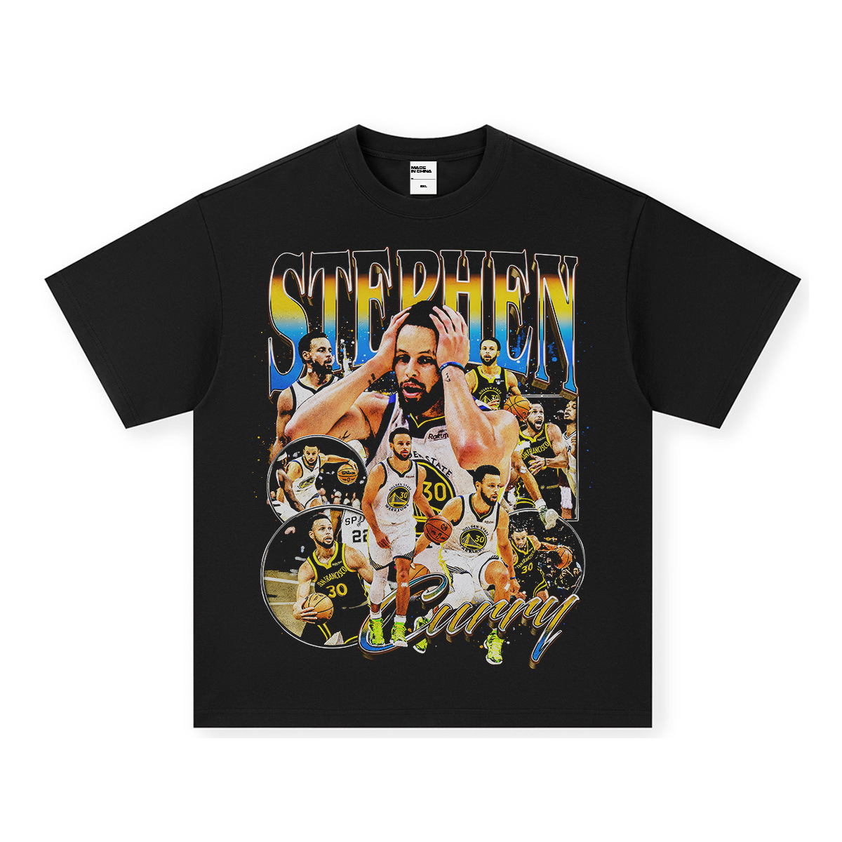 Unbranded Stephen Curry Vintage Graphic T-shirt Black