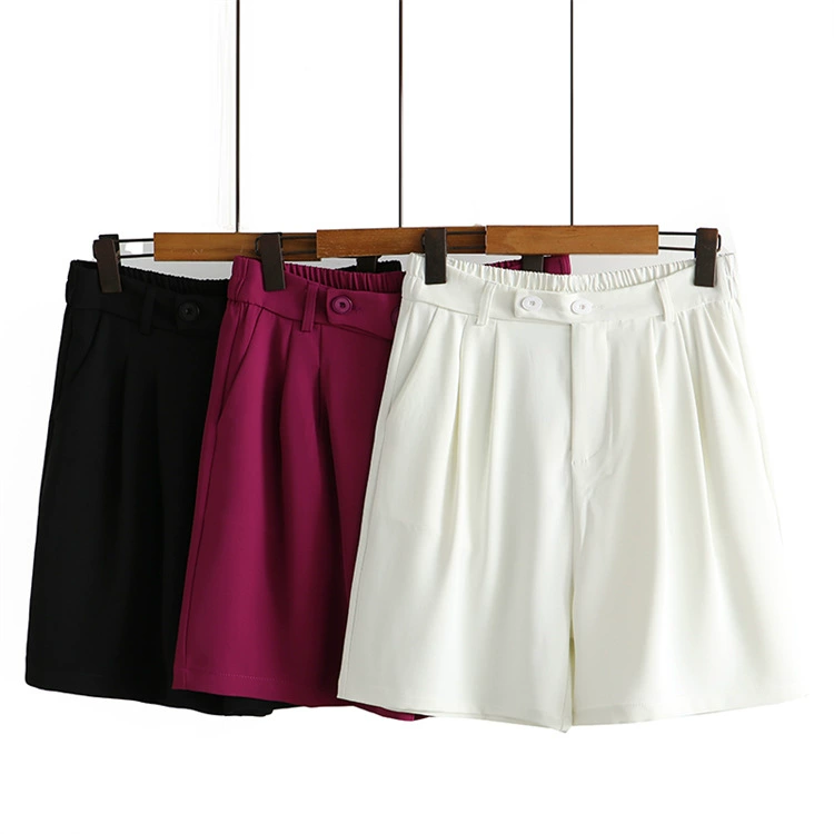 2022 Летние Новые повседневные шорты больших размеров, универсальные стройнящие широкие шорты с высокой талией и круглыми штанинами, шорты 8218