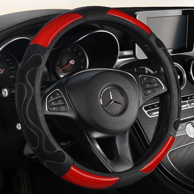 Honeycomb Car Steering Wheel Cover Anti-Slip Cross-Border Export Handle Cover Patented Design Silicone Material Silicone Anti-Slip Car Accessory
