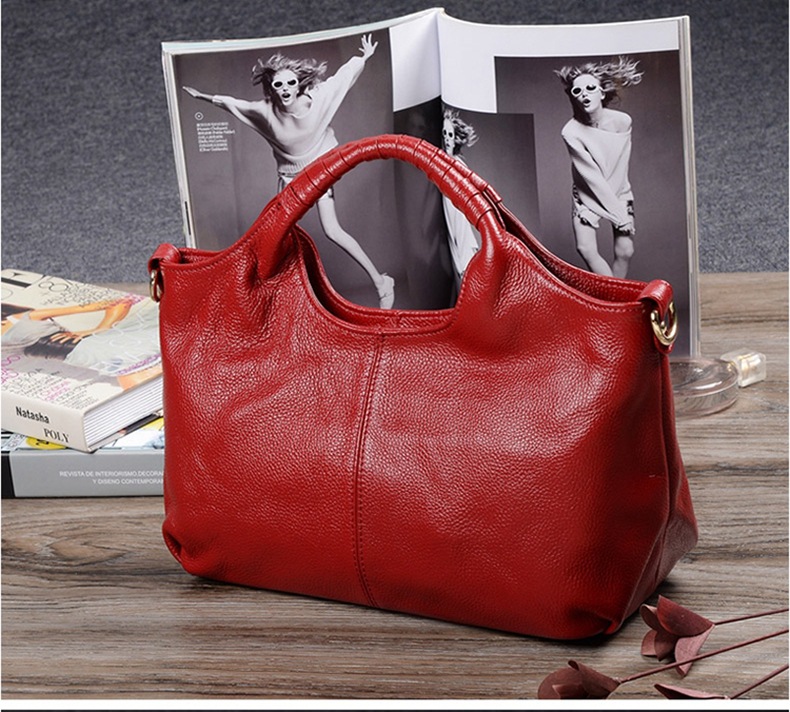 Túi tote nữ cỡ lớn đeo vai cầm tay thời trang — Xám nhạt chi tiết 4