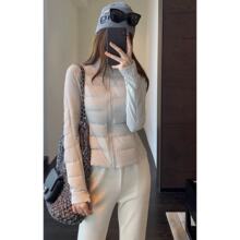 lu家新国标90白鸭绒修身显瘦小个子短款羽绒服外套女Y1008X