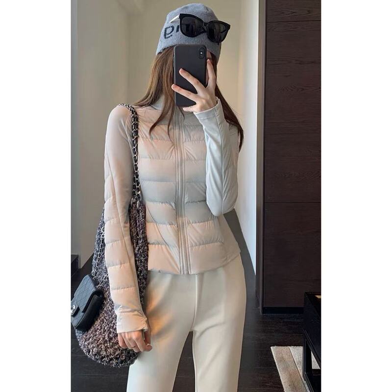 Lu's New National Standard 90 White Duck down Slim Fit Short down Jacket for Women Y1008X Lu's New National Standard 90 White Duck down Slim Fit Short down Jacket for Women Y1008X