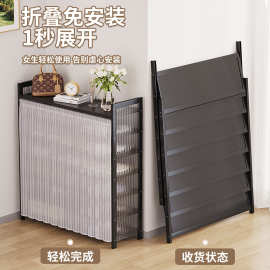 免安装简易鞋架家用门口鞋架子宿舍可折叠省空间多层进门防尘鞋柜