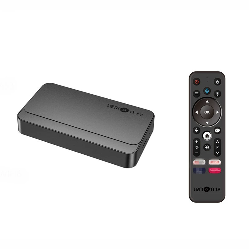 Lemon TV сет-топ бокс 4K HD поддержка двойного Wi‑Fi Android ATV версия ТВ-приставки 2GB/8GB